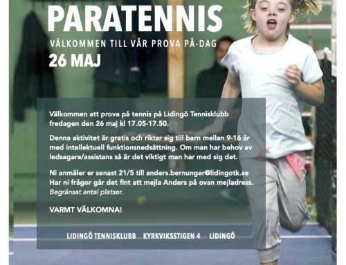 Paratennis dag på Lidingö