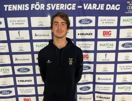 Karl Friberg i singelsemi – Freund i dubbelfinal