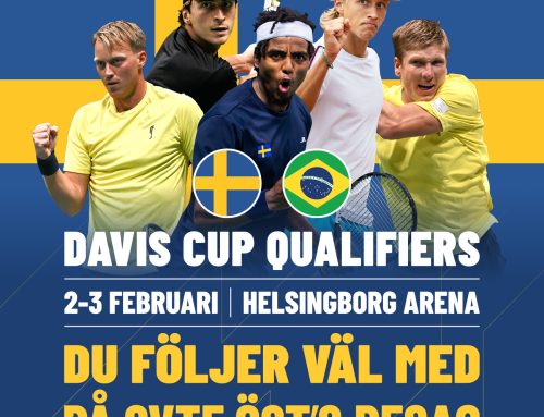 FÖLJ MED ÖST till DAVIS CUP matchen i Helsingborg 3:e februari