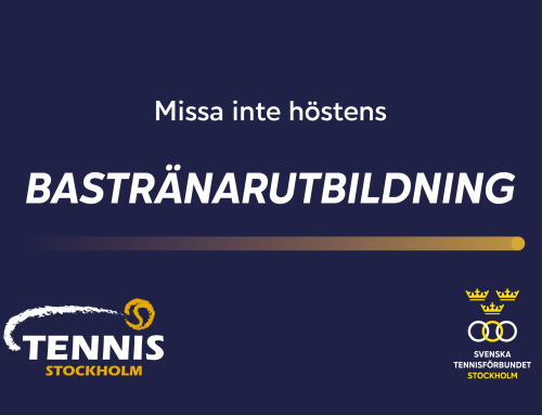 Missa inte höstens första Bastränarutbildning