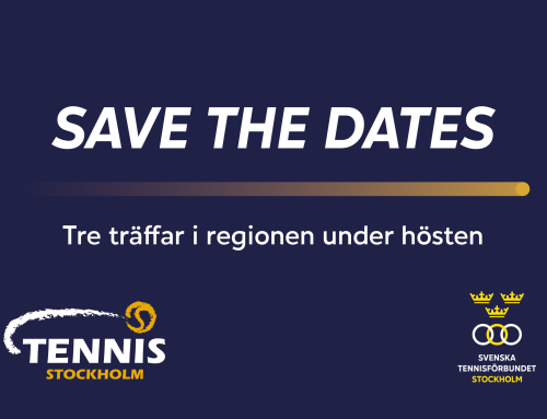 Save the dates till höstens träffar