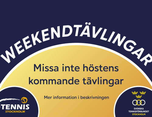 Weekendtävlingar hösten 2025