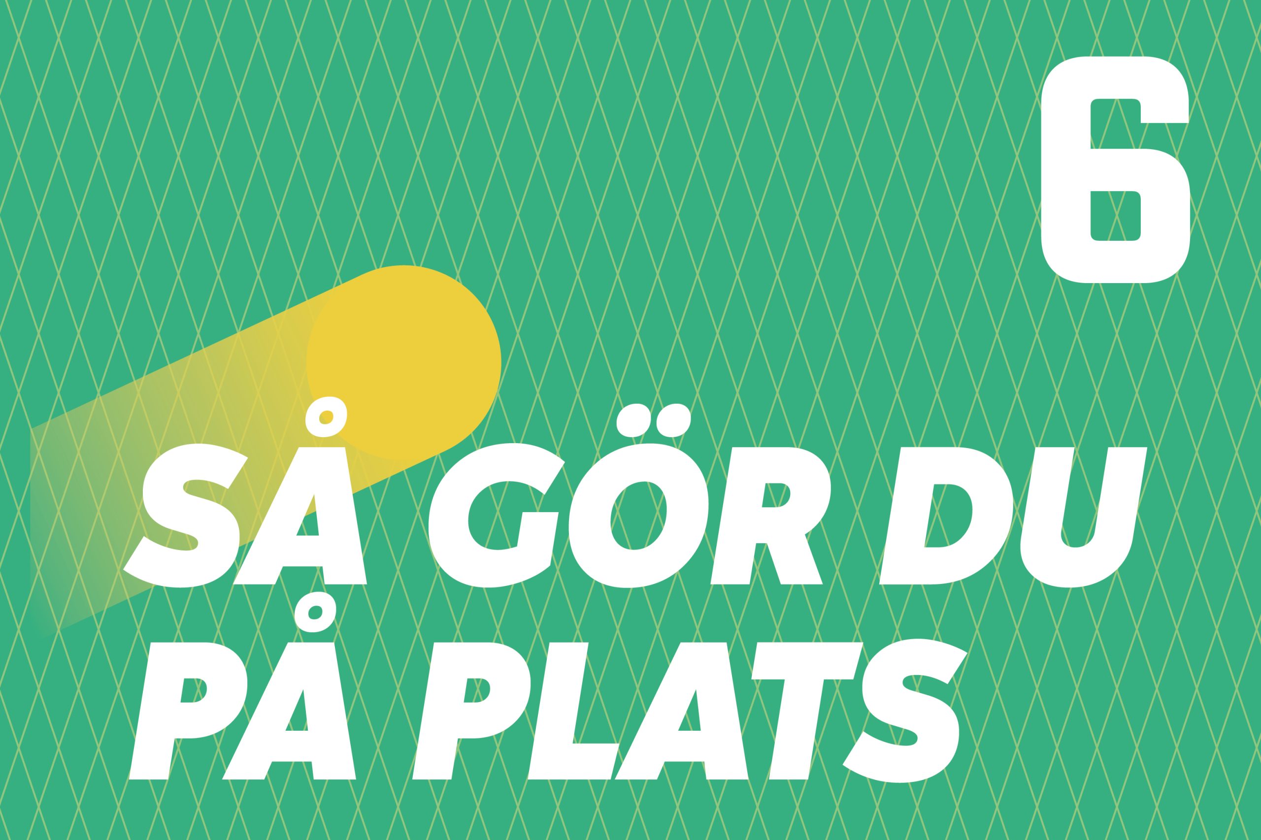 Lektion 6: Så gör du på plats