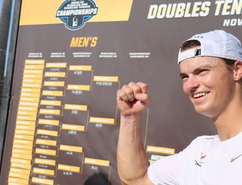 Collegetennis: Måns Dahlberg historisk