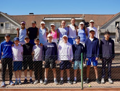 Vårlägret i gång i solskenet i Båstad