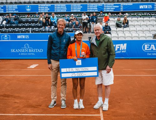 Lea Nilsson prisades på centercourten