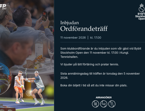 Inbjudan till ordförandeträff