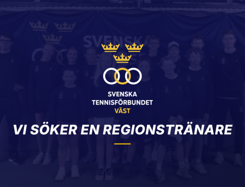 Svenska Tennisförbundet Väst söker regionstränare (50 %)